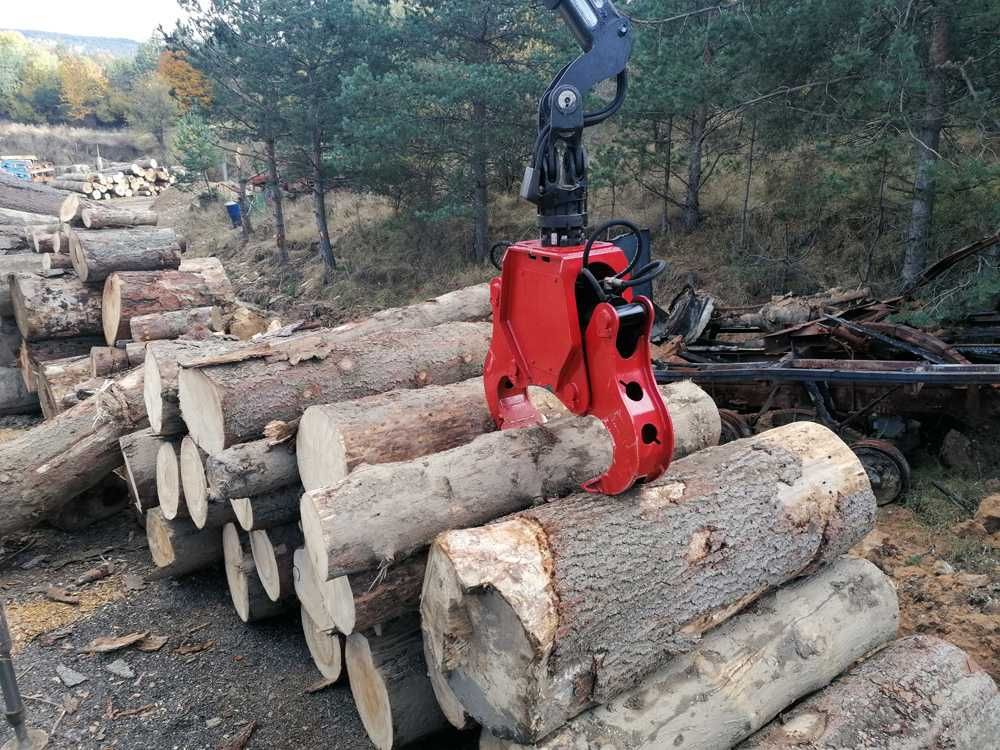 Грайфер щипка за разцепване на дървени трупи W600