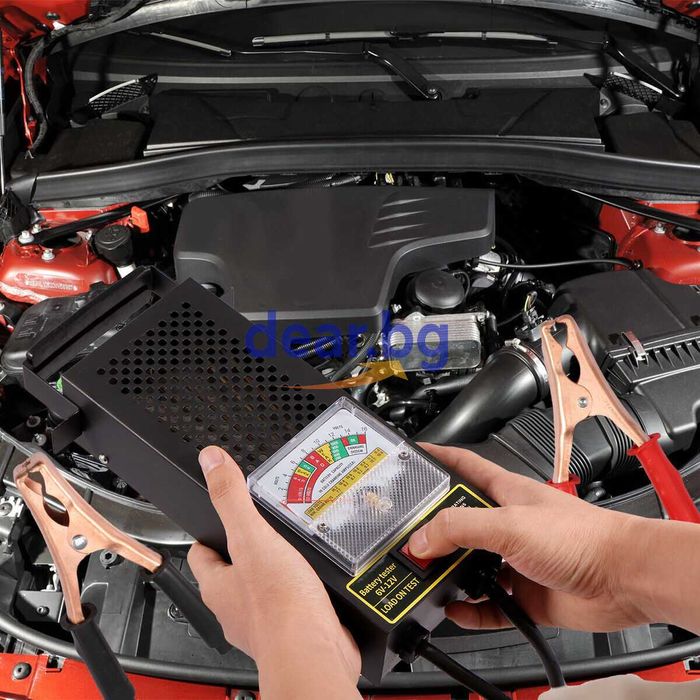 Тестер за акумулатори - Товарна вилка 6V/12V-100A