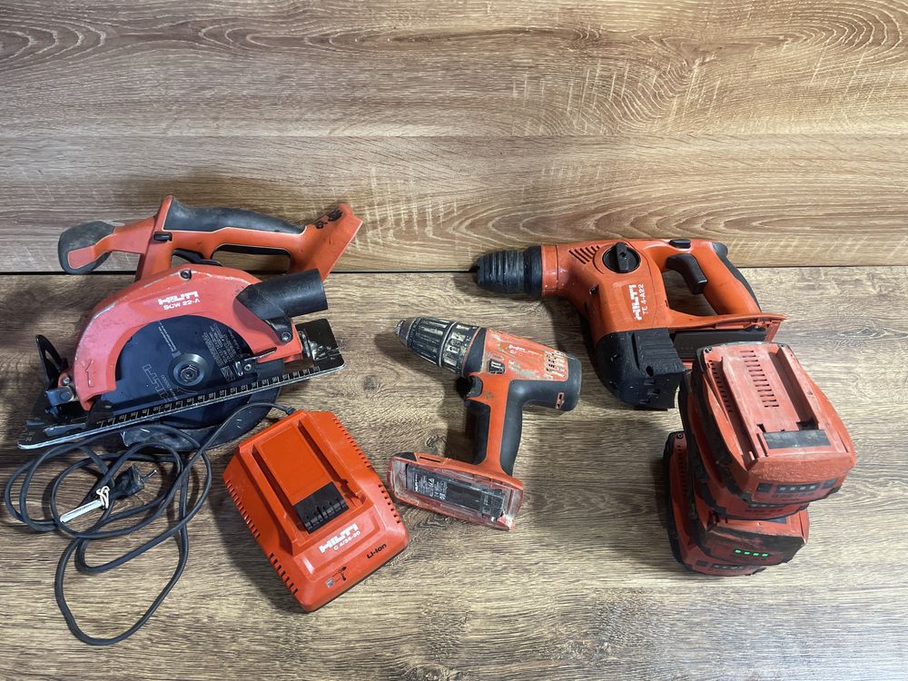 Hilti scm+ sfc + te4 a22 set 1400 ron toate