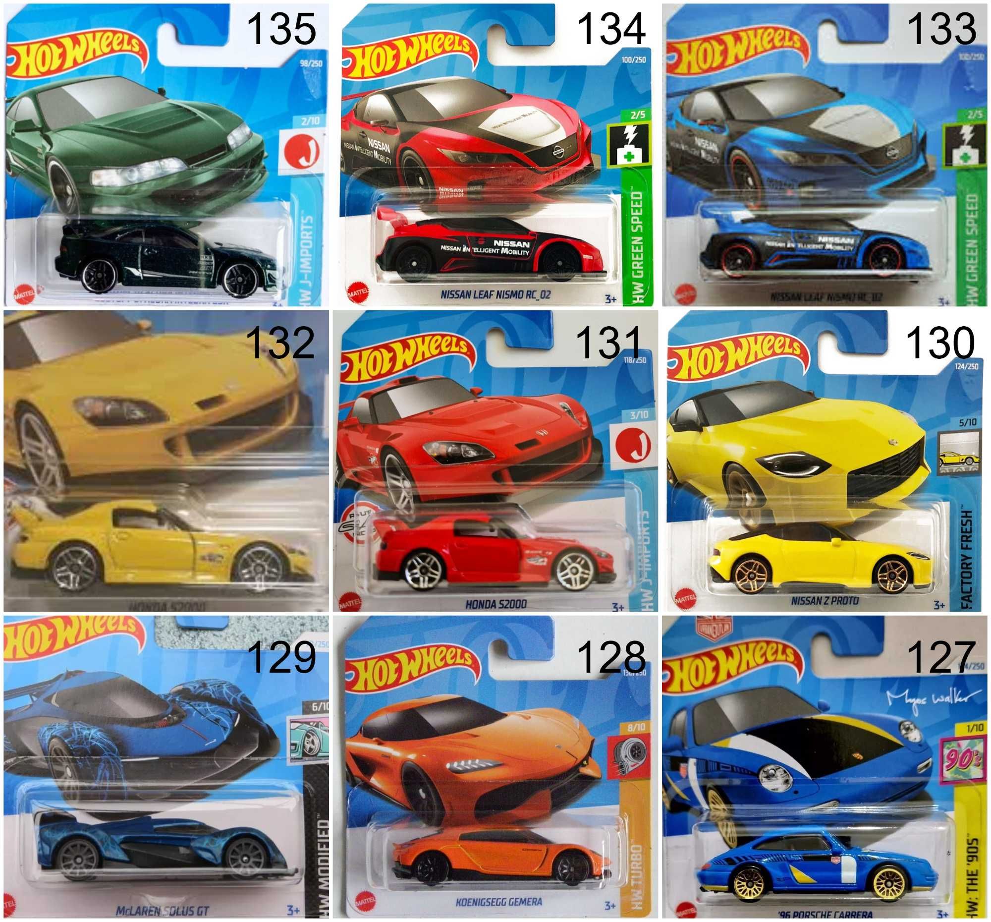Метални колички Hot Wheels Хот Уиилс в мащаб 1:64 От различни години 1