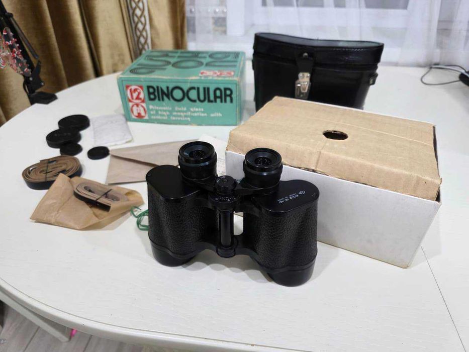 Бинокль ЗОМЗ БПЦ 2 12х40 в отличном состоянии 1980год, СССР, Советский