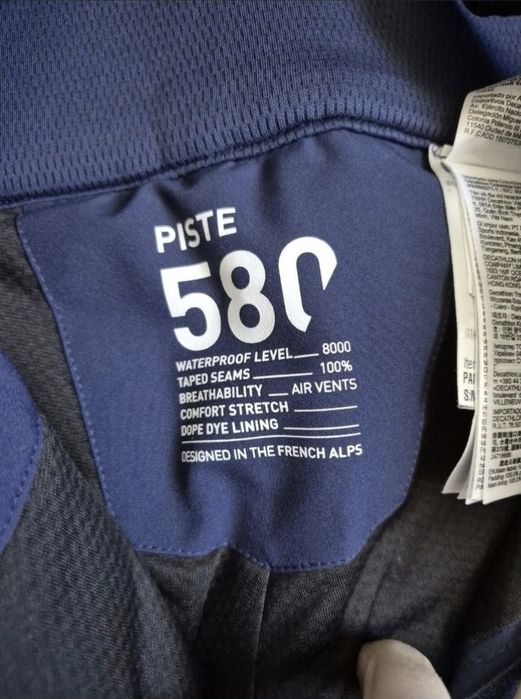 Pantaloni grosi de schi Decathlon Wedze Piste 580, Barbati, 8 k - M