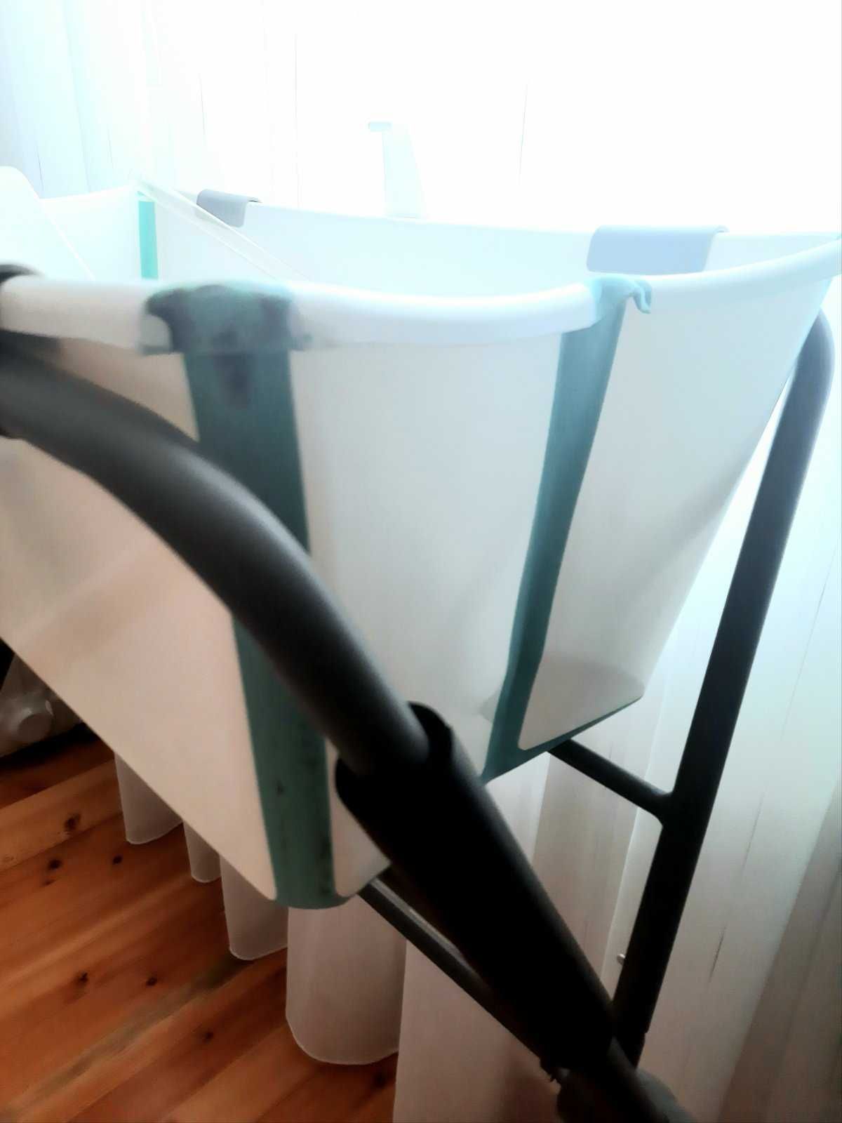 Комплект вана за къпане Stokke + поставка за новородено, стойка