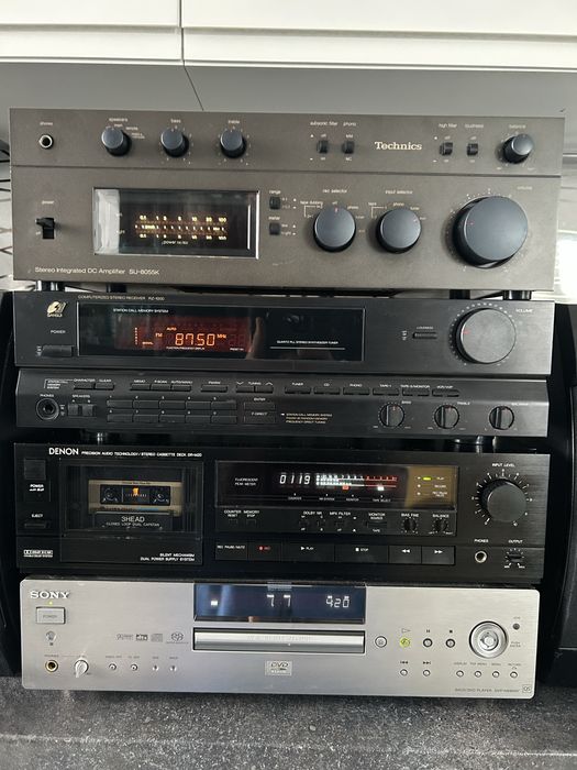 Technics, Sansui, Sony, Denon, Bose