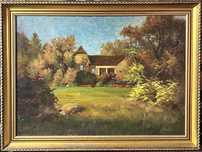 Școală Baia Mare. Tabl0u VECHI, u/pz Haller György (1883-1934)