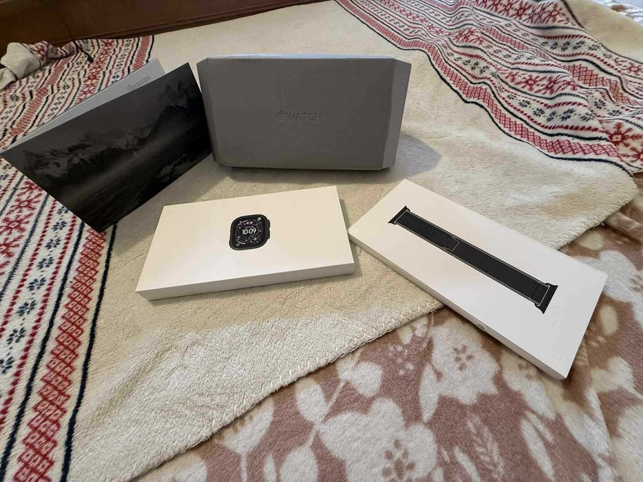 Apple watch ultra 3 nou sigilat 49 cm black Ti Black/charcoal