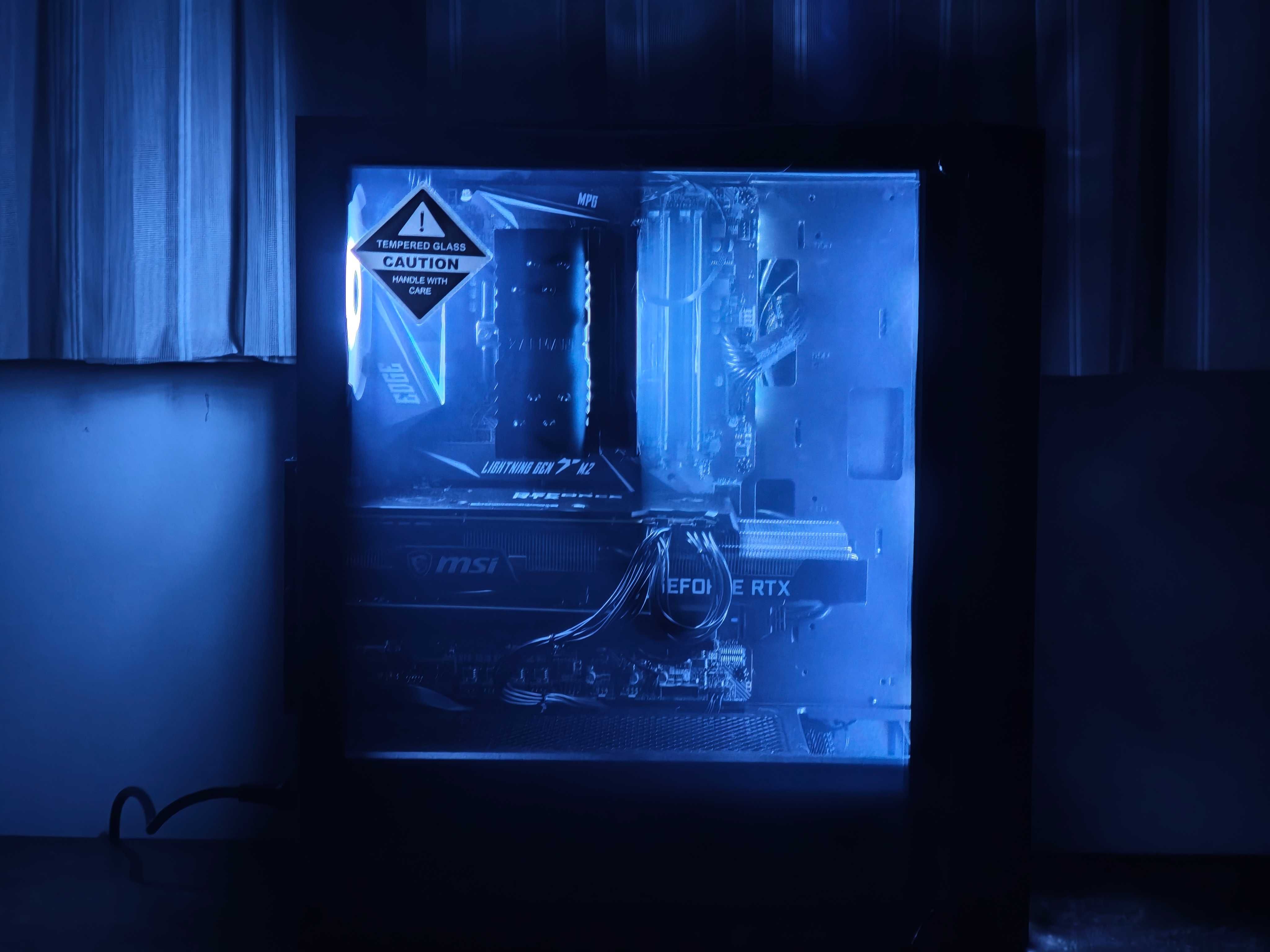 Мощен гейминг компютър с Ryzen 5 5600X + RTX 3070, 16GB RAM и NVMe SSD
