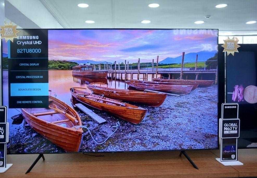 Телевизор новый 82 дюйм (208 см) Samsung UE82TU8000U