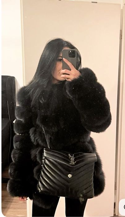 Blana de vulpe naturala 4 în 1 – ( blana lunga/blana scurta sau vesta)