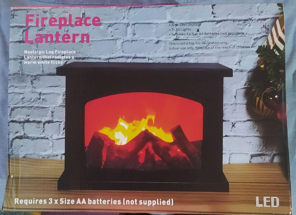 Декоративный камин / ночник / светильник декоративный