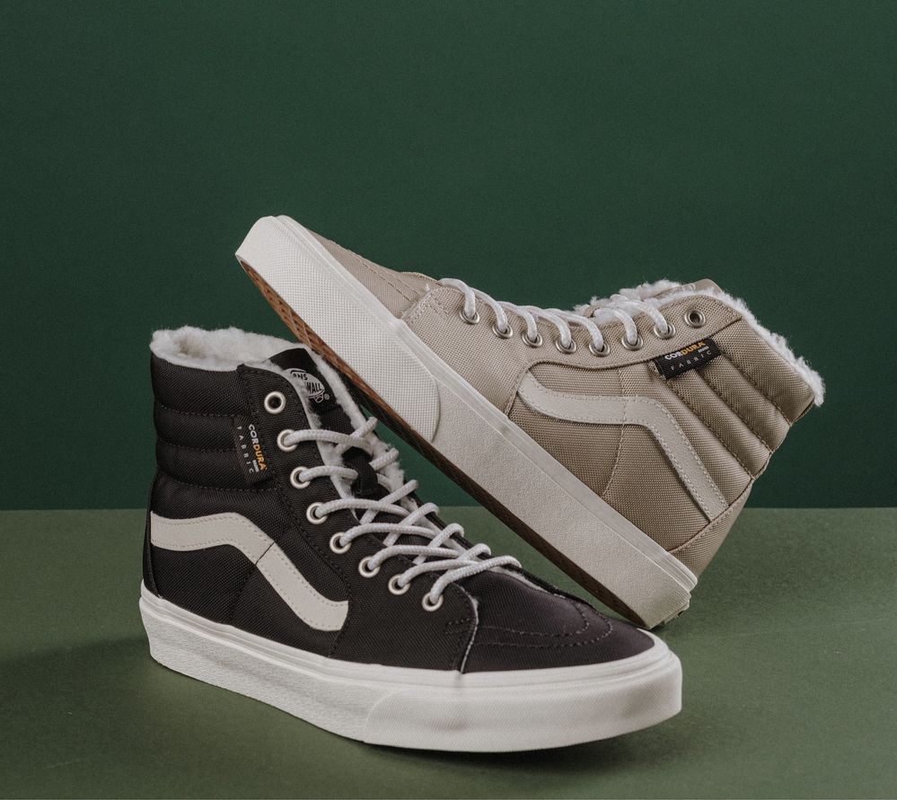 НОВИ Vans Sk8 Hi Cordura Sherpa ОРИГИНАЛНИ зимни кецове 42/27см