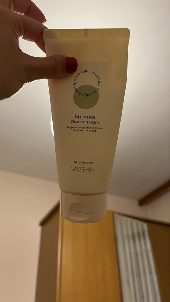 MISSHA Creamy Latte Cleansing Foam Green Tea - почистваща пяна