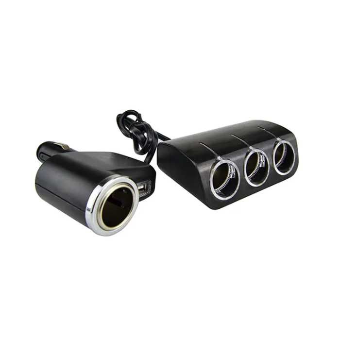Разклонител за запалка с 4 гнезда и 1 USB, 1528