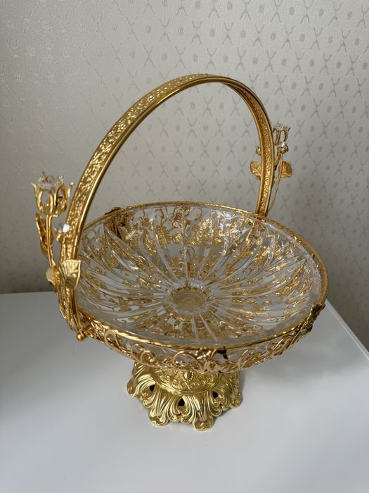 Фруктовница мельхиор , 4шт есть