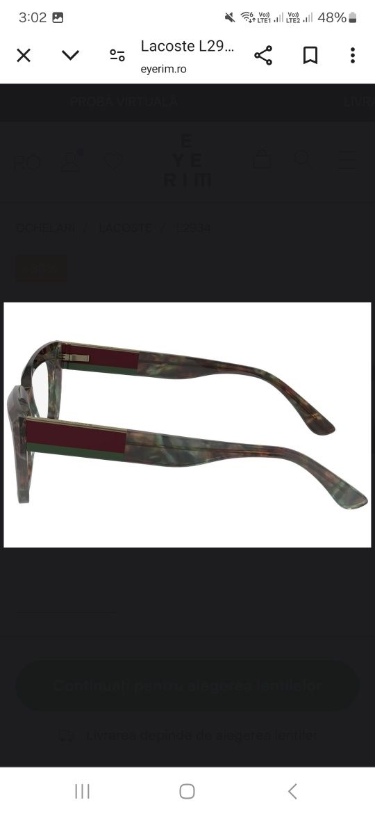Rame Ochelari diferite marci