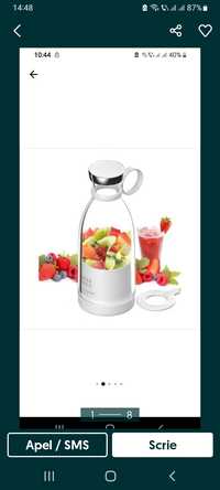 Blender portabil Fresh Juice, 50W,alb
