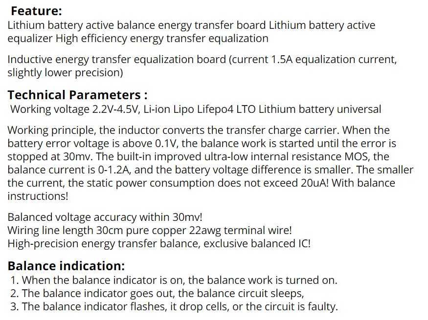 Modul UNIVERSAL echilibrare activa 1S-4S, 2S-8S, 2S-14S, 2S- 17S