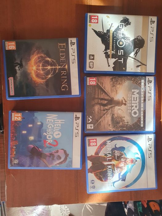 Диски с играми на ps5 и ps4