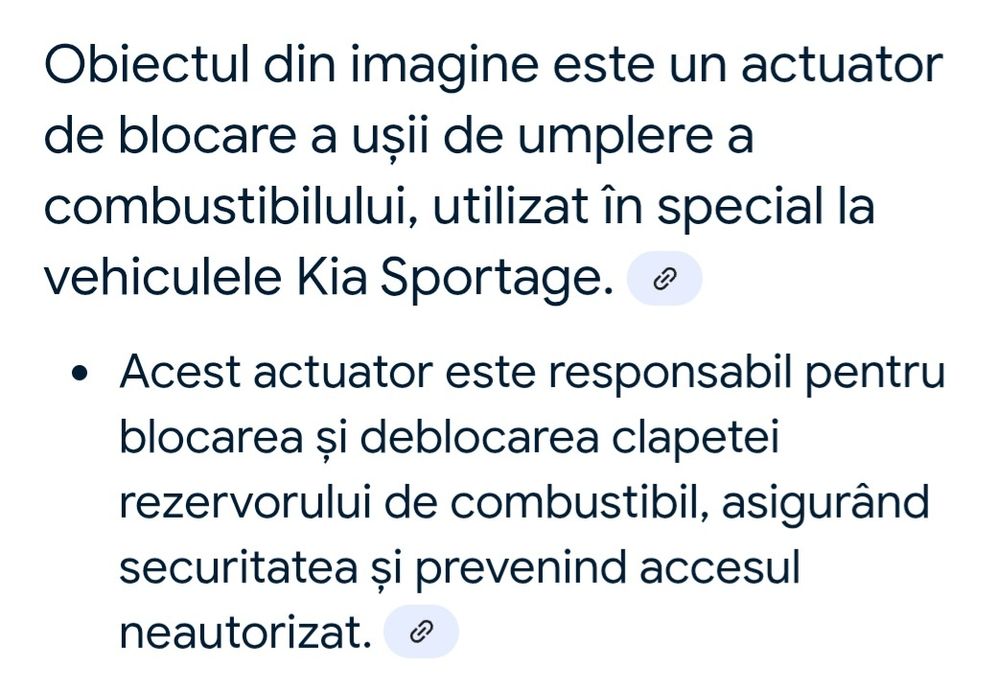 Actuator de blocare .
