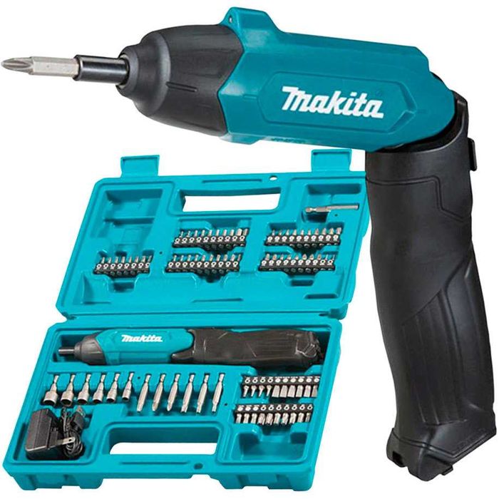 Makita Макита Акумулаторна Отвертка с Гъвкаво Рамо 3.6V 1.5Ah 81 Бита