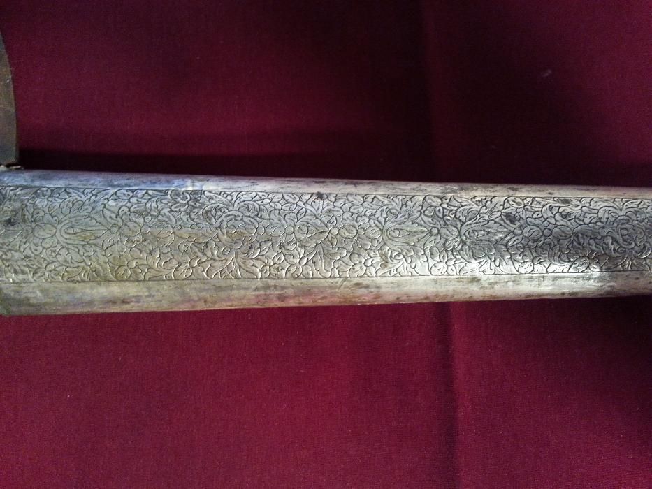 Уникална Кама КРИС , Керис Дамаска Стомана, Сребърна Кания