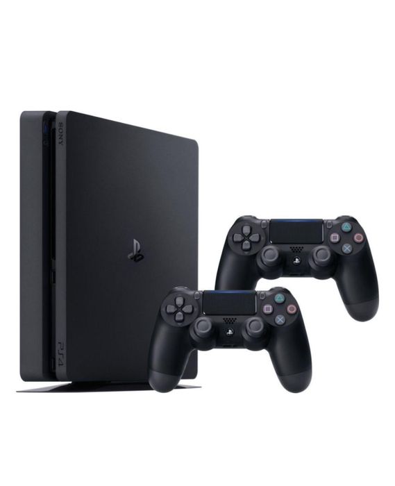 Новый PS4 Slim +10 игр+ 2 джойстика / гарантия 1 г