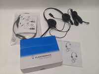 Set Casti Plantronics + cablu Y training + cablu audio