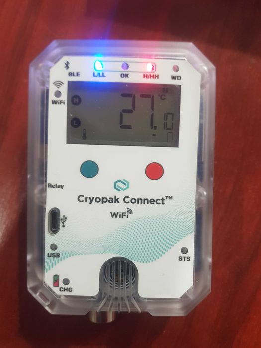 Dispozitiv wi-fi de monitorizare Cryopak
