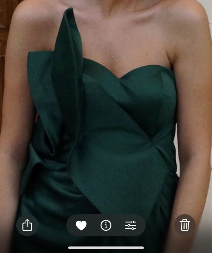 Rochie ocazie verde smarald - designer Julia Toaders