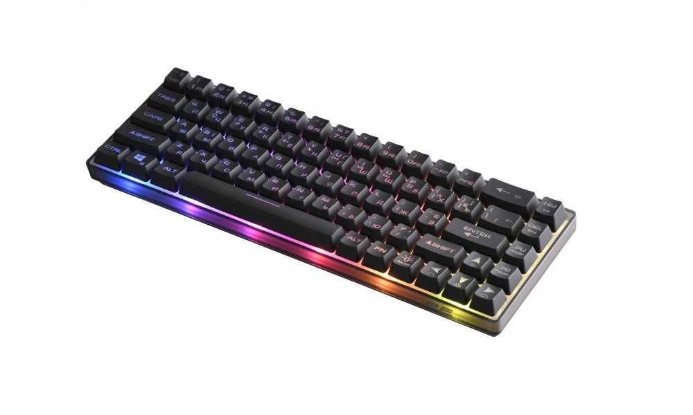 Игровая клавиатура 2E GAMING KG345 Transaprent USB Black