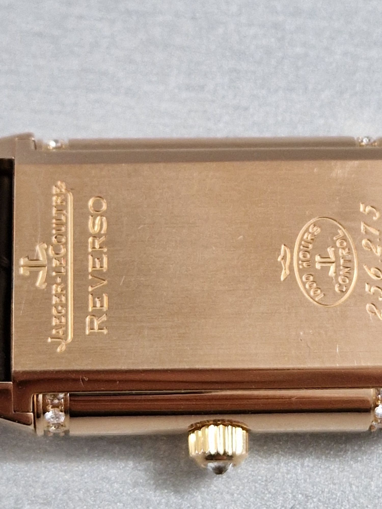Jaeger LeCoultre Reverso Duetto Classique розово злато 18к, с диаманти