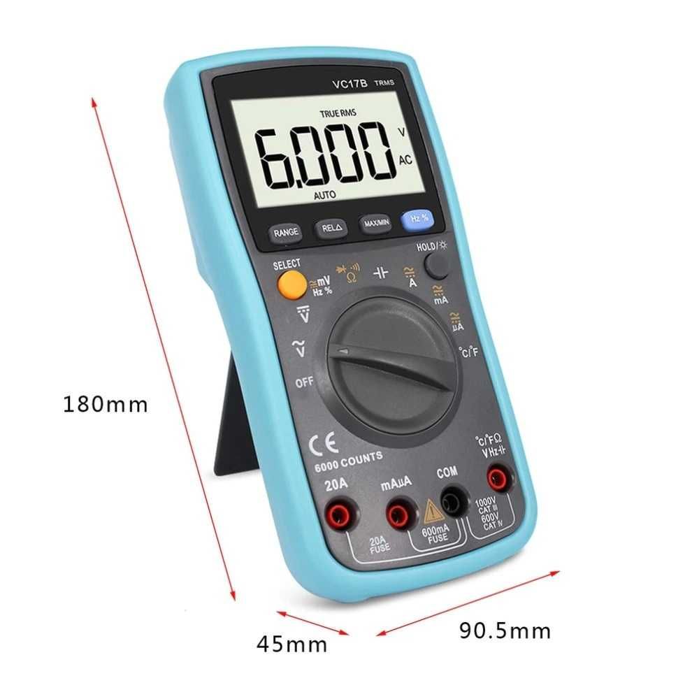 Мультиметр VC17 true-rms автоматический выбор диапазонов