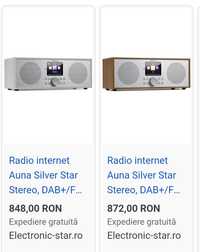 Radio Internet AUNA Silver Star Stereo cu defect