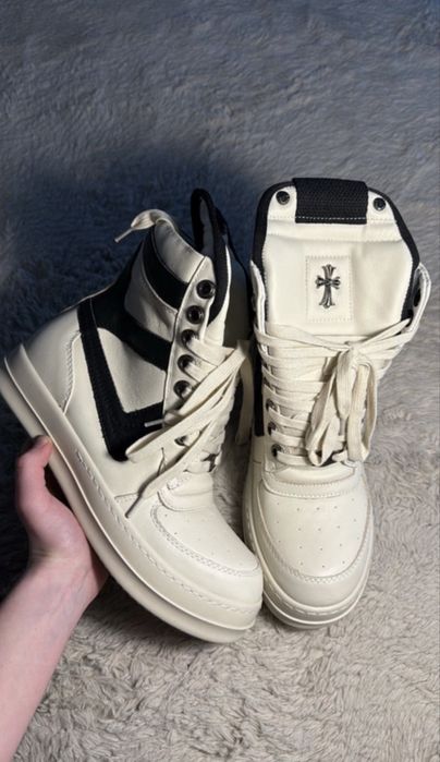 Rick Owens Geobasket Chrome Hearts