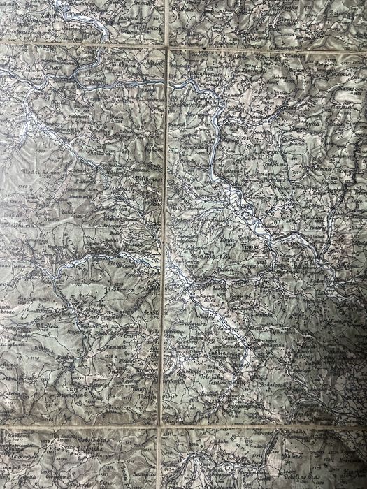 WWl-военна карта от Първата световна война - Сараево