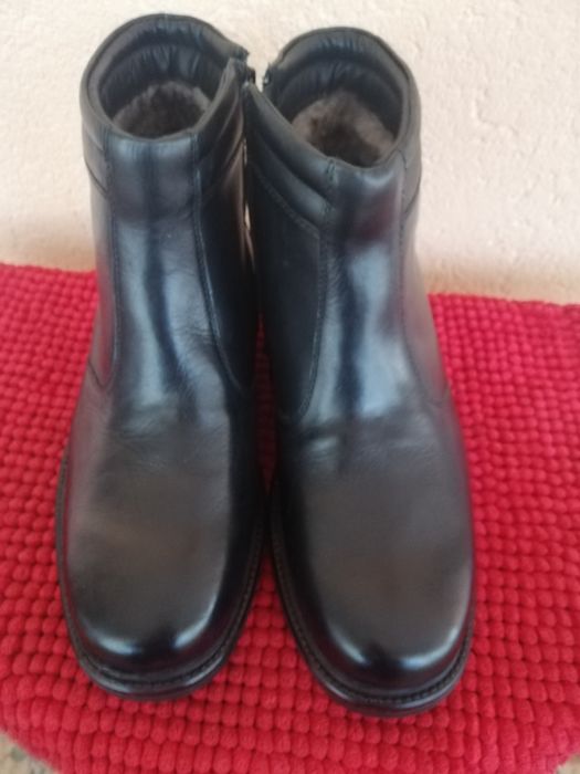 Ghete GO Soft nr 42 bărbați piele și blana