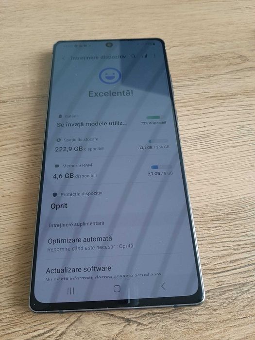 Samsung Note 20 5G, touchscreen nefunctional, stare OK