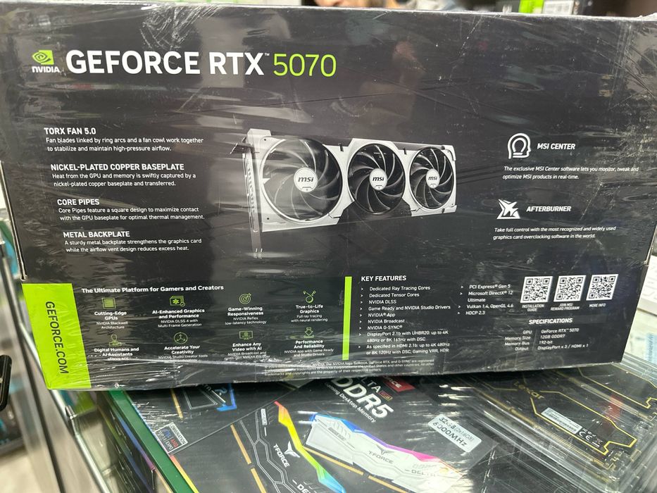 MSI RTX 5070 12GB VENTUS 3x Gaming