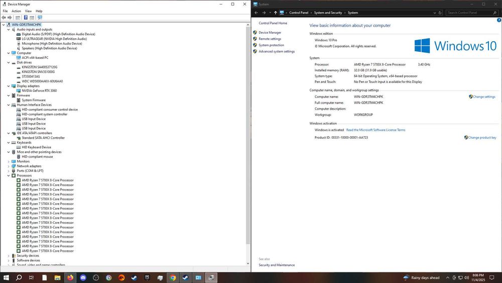 Setup Gaming middle to high