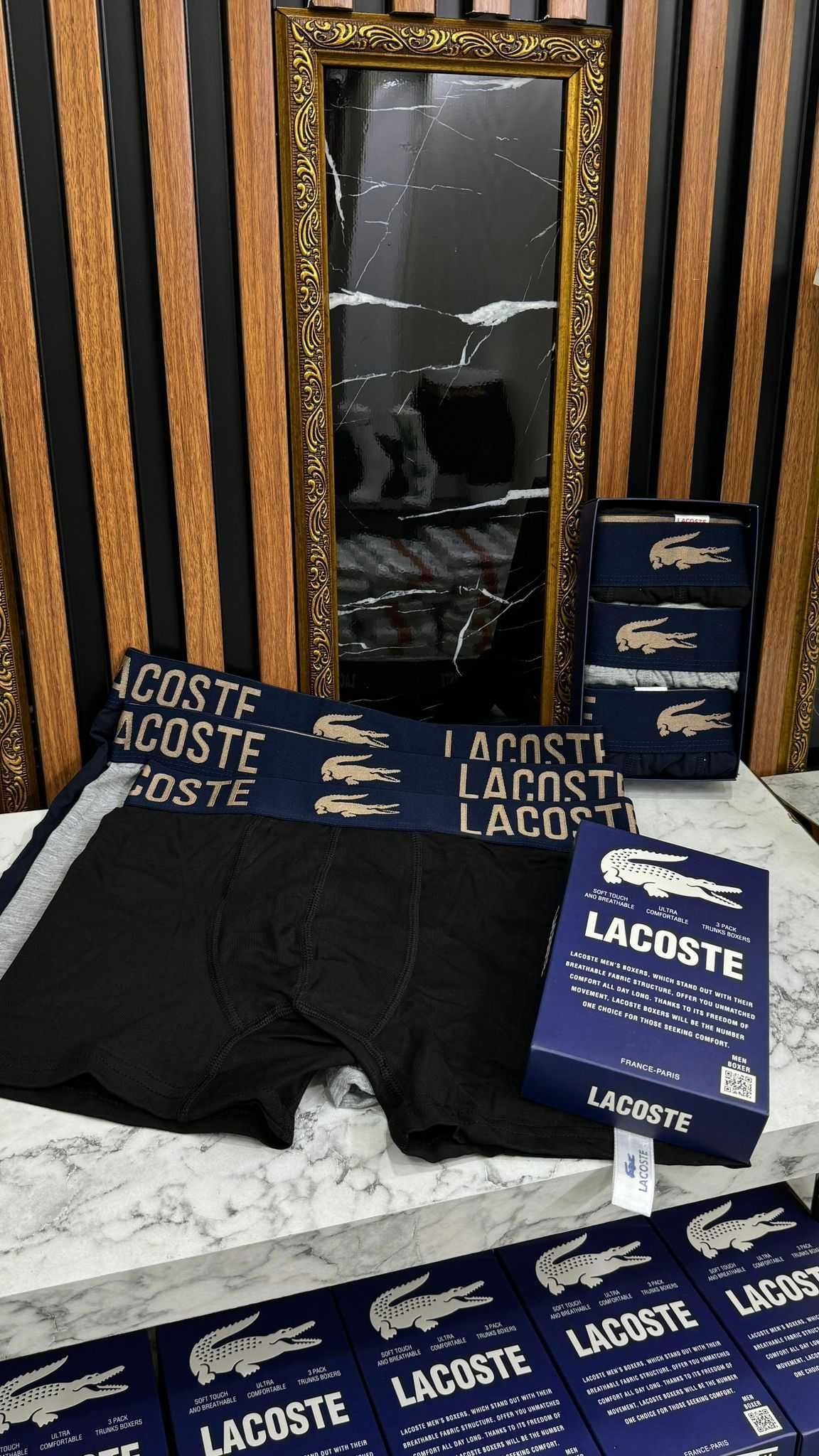 Vind  boxeri  Premium   modele  noi     LACOSTE