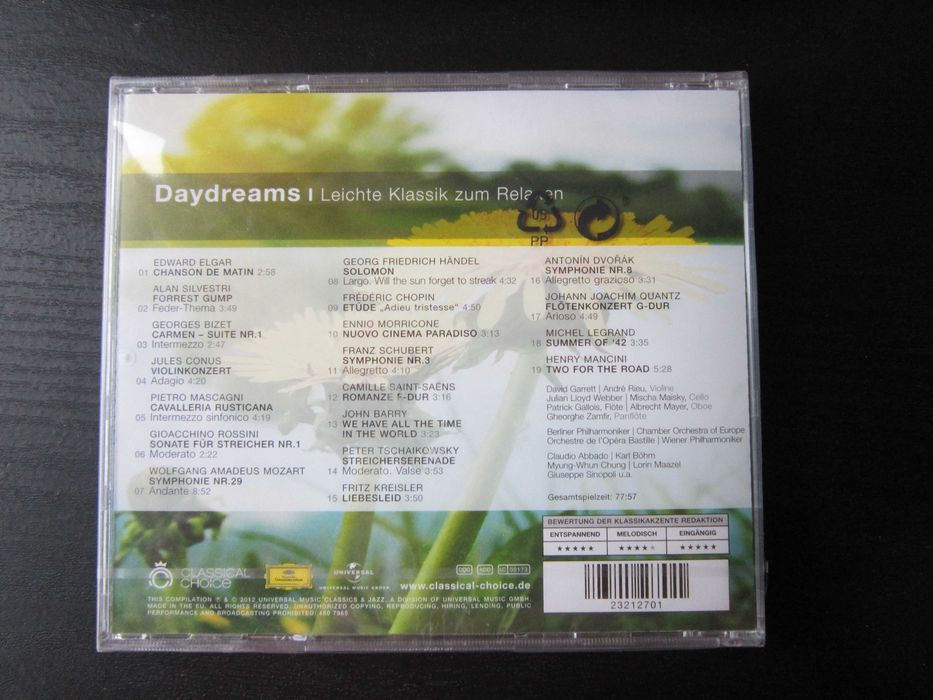 rar cd Daydream Muzica relaxare David Garrett,Gheorghe Zamfir 2012