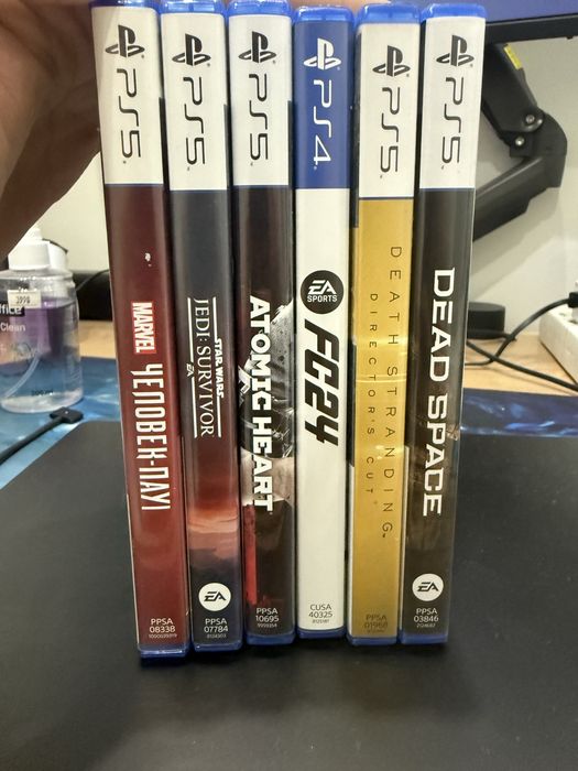 Игры на пс5 (dead space, fc24, atomic heart, death stranding, jedi)