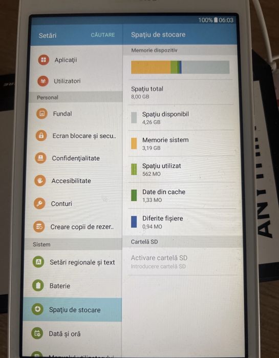 Tableta samsung galaxy tab