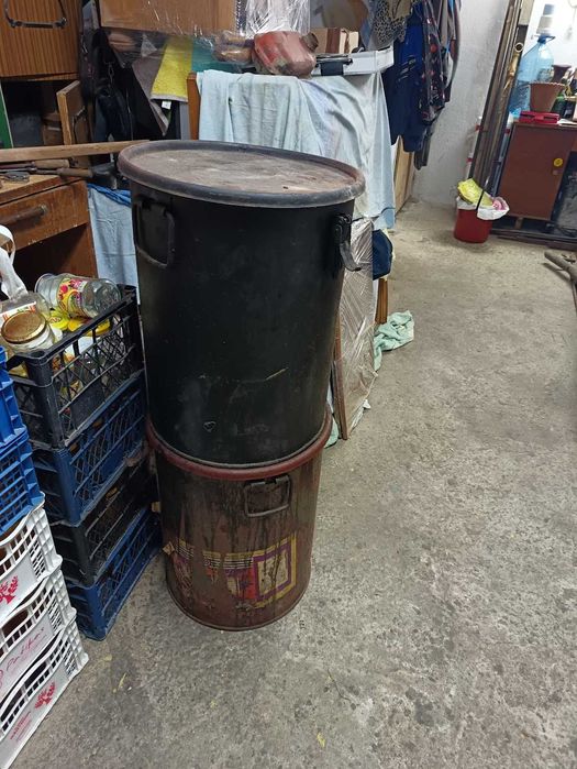 Метален варел с капак