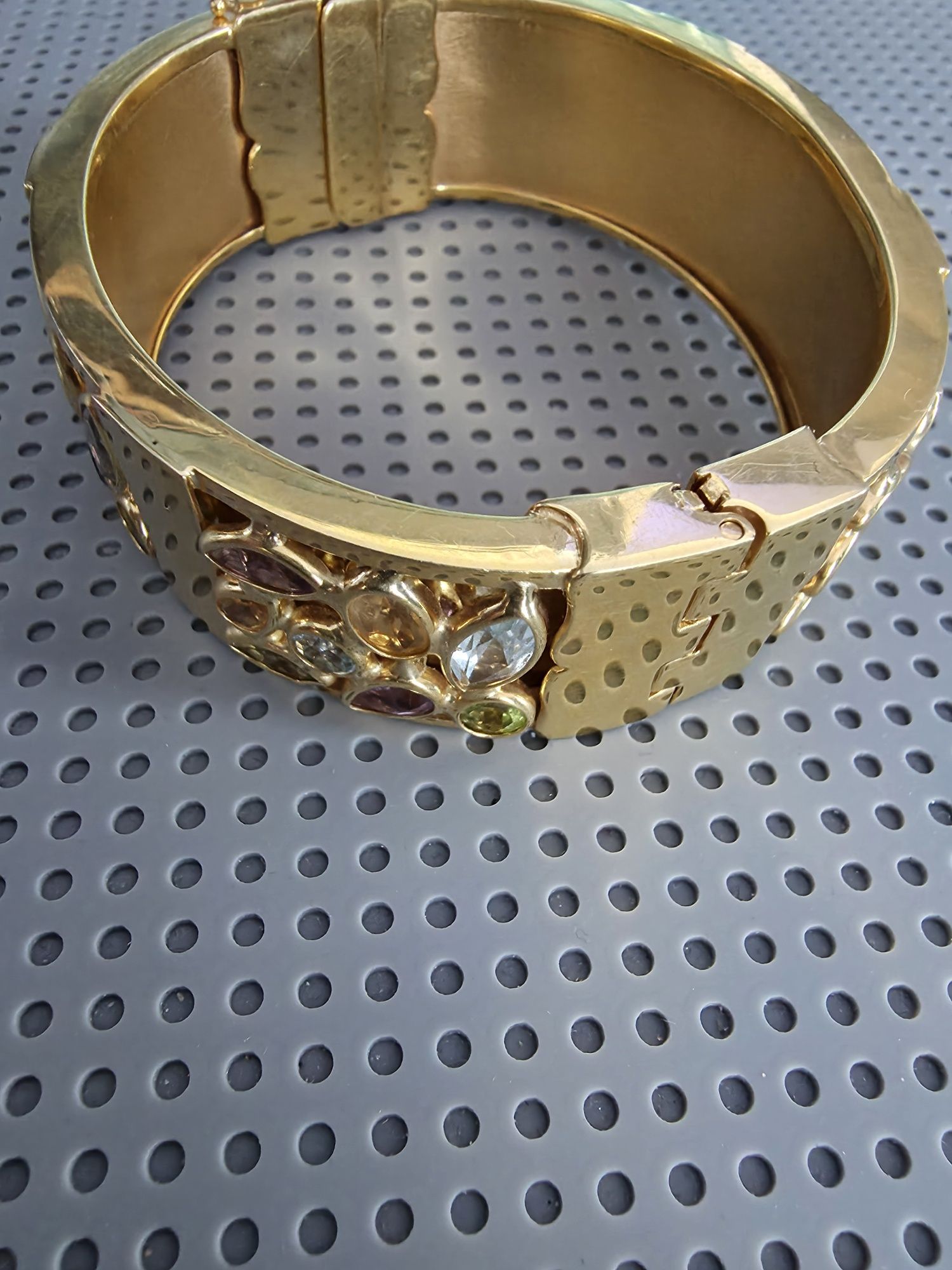 Bratara Aur 18K cu Safire , Model deosebit 83,6Grame.