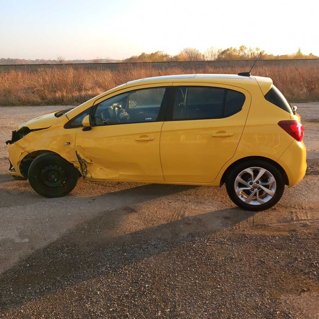 Опел Корса Е 1,4 турбо бензин  2015/ Opel Corsa E 1,4 yellow на части