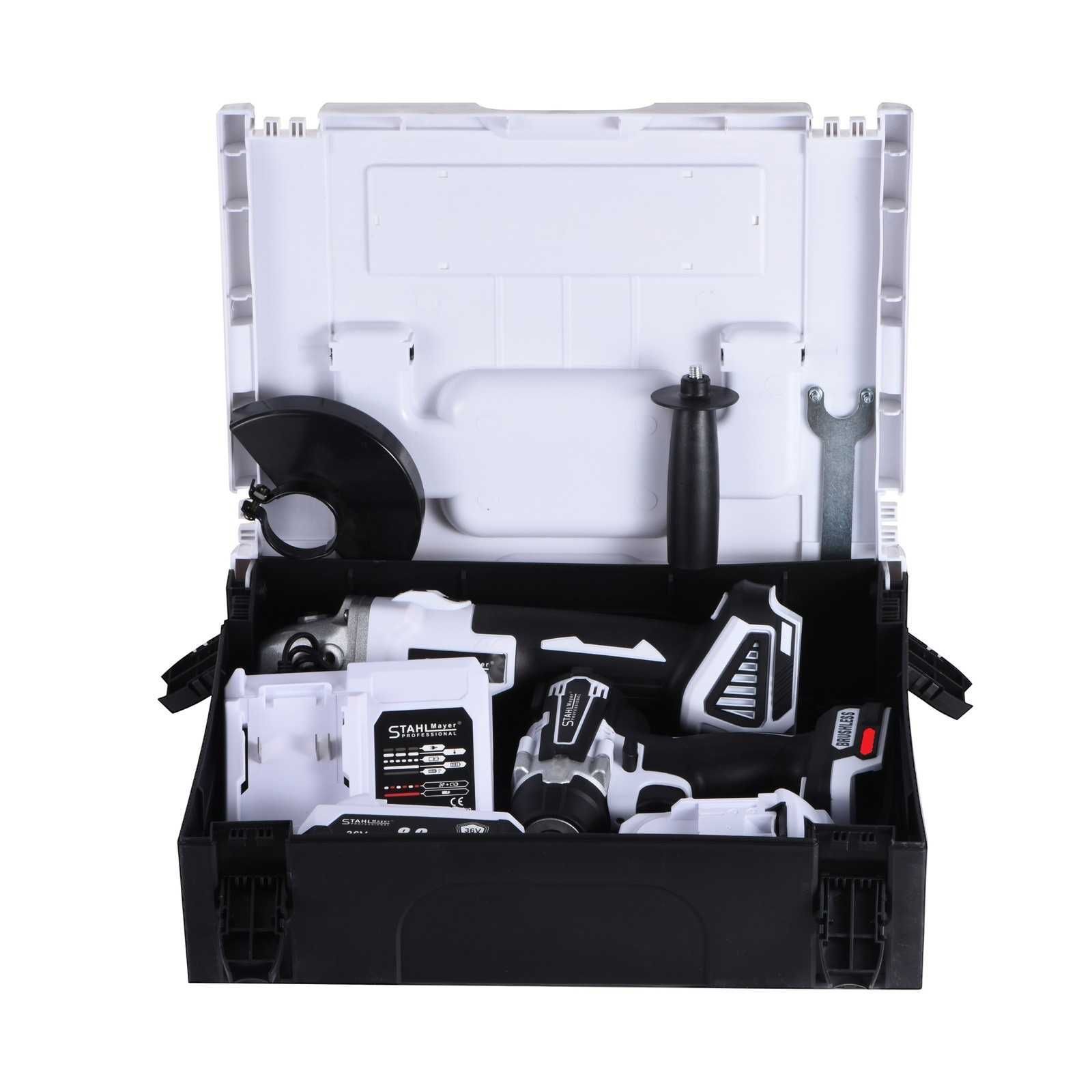 Акумулаторен Гайковерт и  Ъглошлайф  36V 8,0AH STAHLMAYER Pro