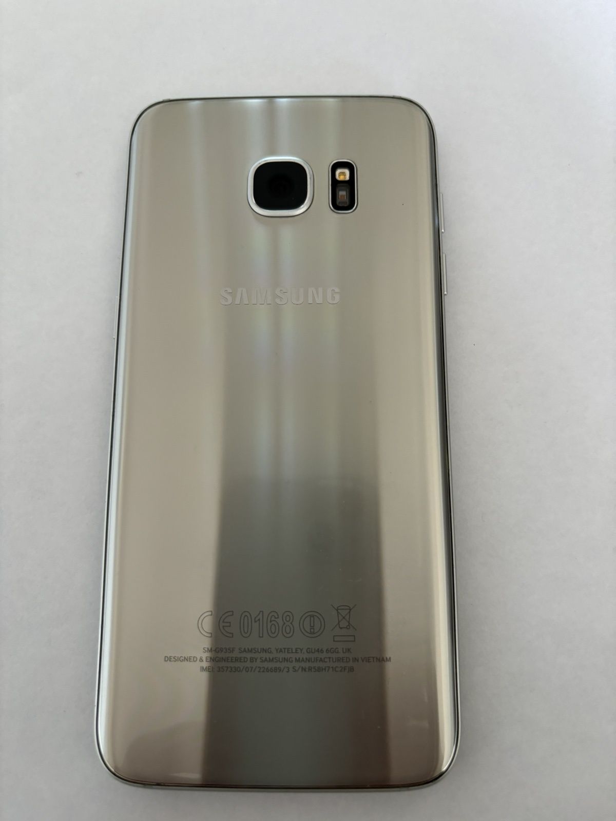 Samsung S7 edge silver titanium
