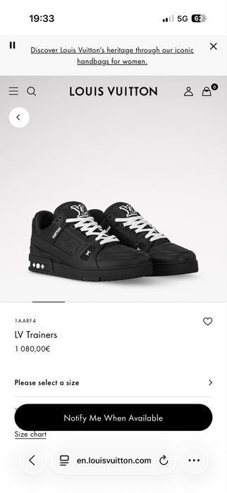 Louis Vuitton черни маратонки