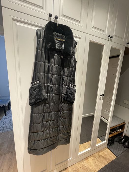 Жилетка женская длинная